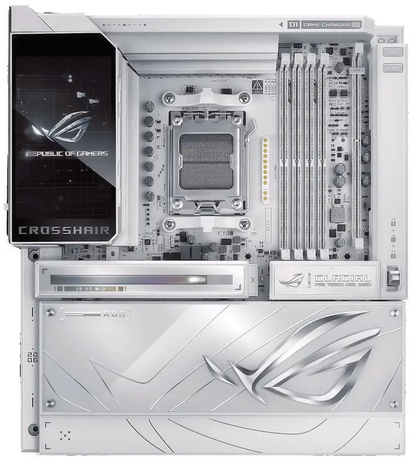 Montaje Placa Base ASUS ROG CROSSHAIR X870E GLACIAL Canillejas Canillejas PC - Montaje Placa Base ASUS ROG CROSSHAIR X870E GLACIAL Canillejas